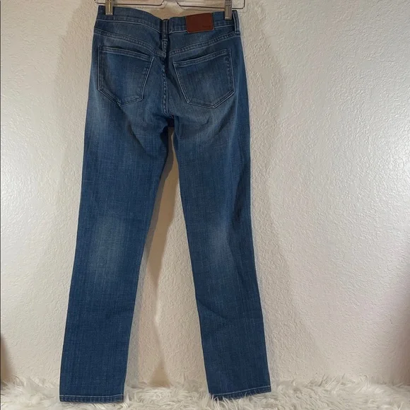 MADEWELL Women’s Size 24 Slim Boyjean Destressed Denim Jeans #B7426 - Picture 5 of 11